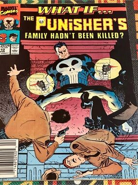 🔥 Marvel WHAT IF #10 (1990) NM- • ICONIC Mike Zeck Punisher Cover • Key Issue!